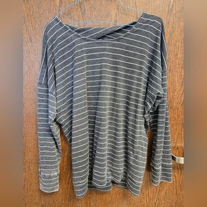 Marc New York Striped Long Sleeve Top
